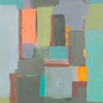 Rouw, 53 x 43 cm (2024) Acryl op linnen